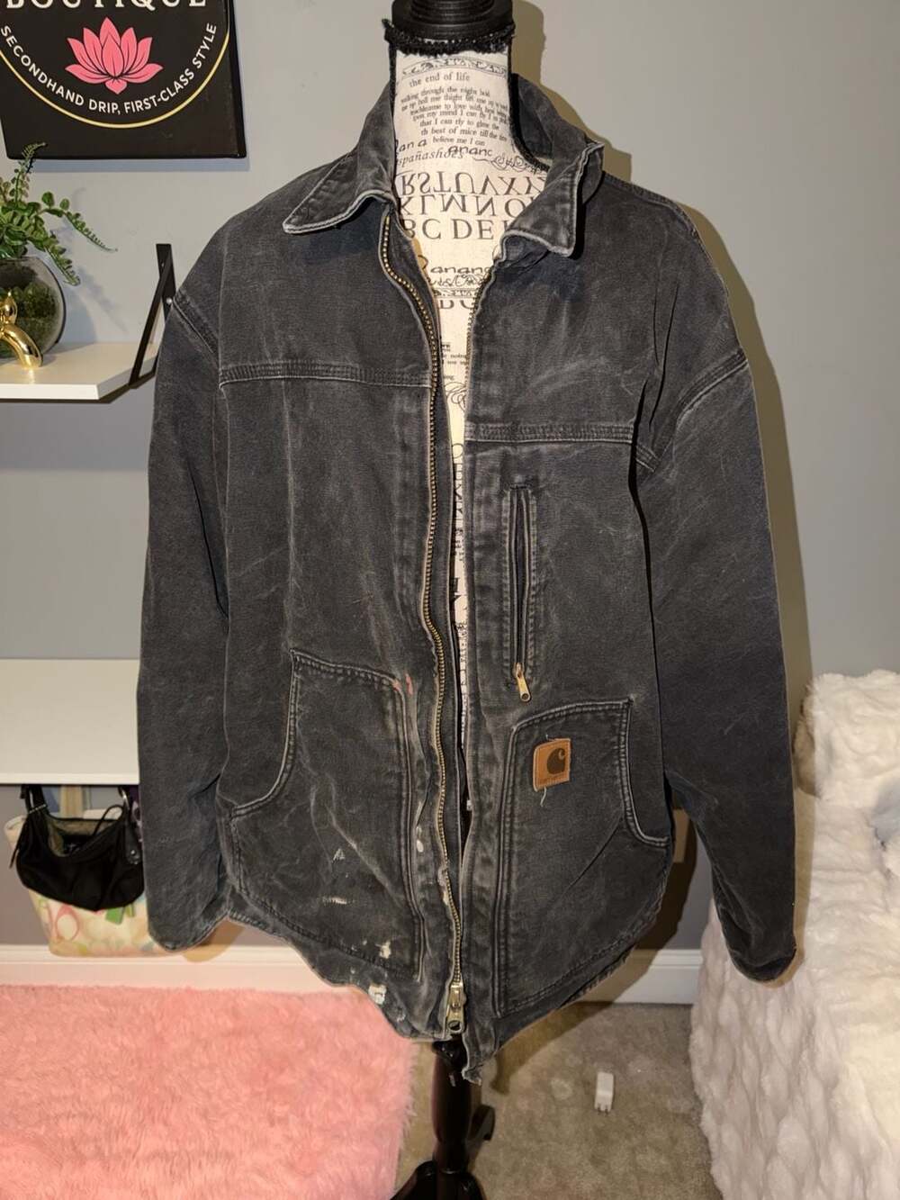 Carhartt 2008 C61 BLK Blanket Lined  Jacket XL